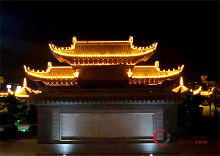 蒙自市石榴公园灯光亮化工程